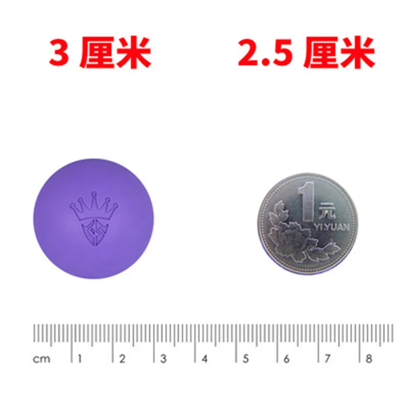 Rubber Fascia Massage Ball Yoga Fitness Muscle Relaxation Pain Relief Lacrosse Massage Ball Portable Physiotherapy Ball