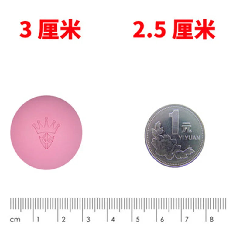 Rubber Fascia Massage Ball Yoga Fitness Muscle Relaxation Pain Relief Lacrosse Massage Ball Portable Physiotherapy Ball