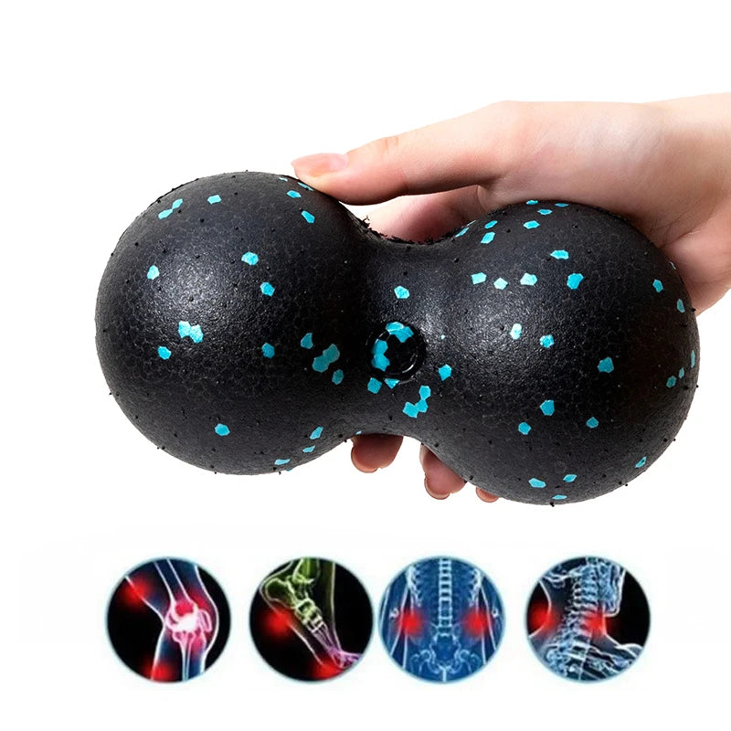 Yoga Massage Ball Fitness Lacrosse Myofascia Ball High Density Muscle Relaxation Body Relieve Pain Exercise Double Massage Ball
