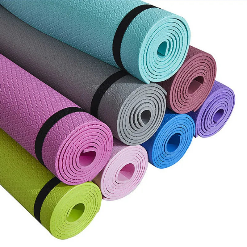 3MM-6MM Thick Yoga Mat Anti-skid Sports Fitness Mat EVA Comfort Foam yoga matt for Exercise, Yoga, and Pilates Gymnastics mat