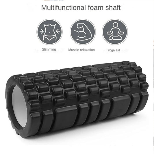 33*14cm Yoga Column Foam Axis Massage roller Muscle Back Muscle MassageThe grid Back training set shipping